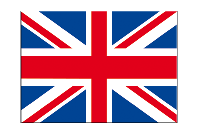 Great Britain - Flag Sticker 3x4", 5 pcs