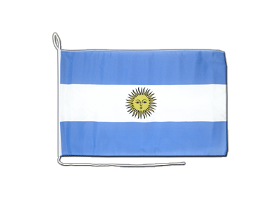Argentinien Bootsflagge 30 x 40 cm