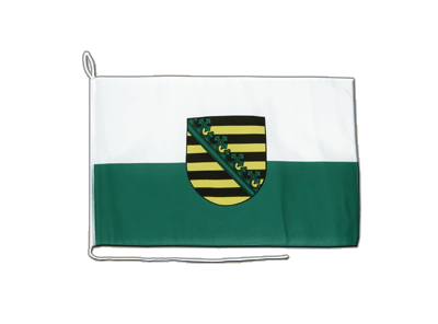 Sachsen - Bootsflagge 30 x 40 cm