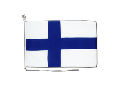 Drapeau Finlande pour bateau 30 x 40 cm