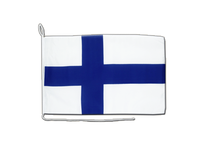 Finnland - Bootsflagge 30 x 40 cm