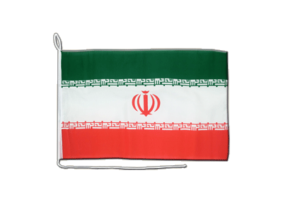 Iran - Drapeau pour bateau 30 x 40 cm