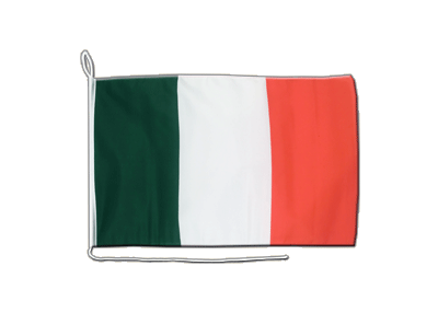 Drapeau Italie pour bateau 30 x 40 cm