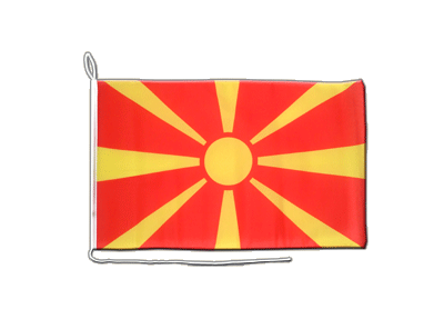 Mazedonien Bootsflagge 30 x 40 cm
