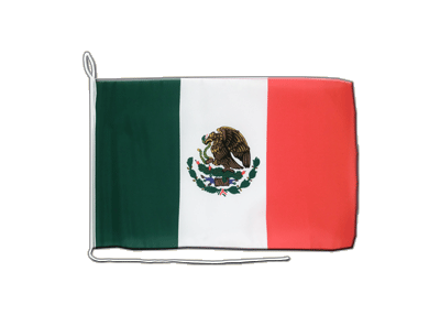 Drapeau Mexique pour bateau 30 x 40 cm
