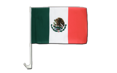 Drapeau Mexique pour voiture 30 x 40 cm