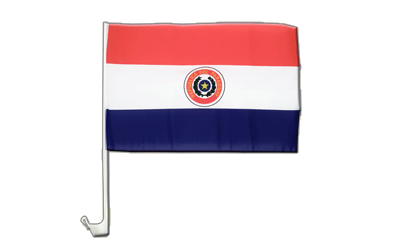 Paraguay - Car Flag 12x16"
