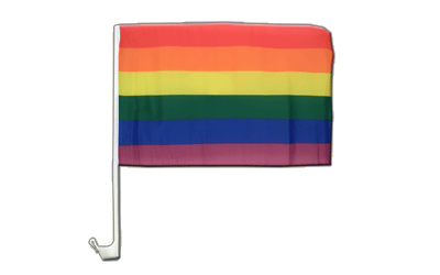 Rainbow - Car Flag 12x16"