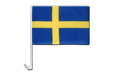 Sweden - Car Flag 12x16"