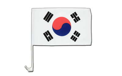 Südkorea Autofahne 30 x 40 cm