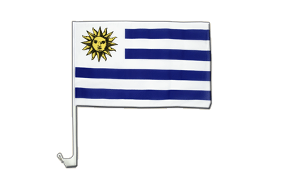 Uruguay - Drapeau pour voiture 30 x 40 cm