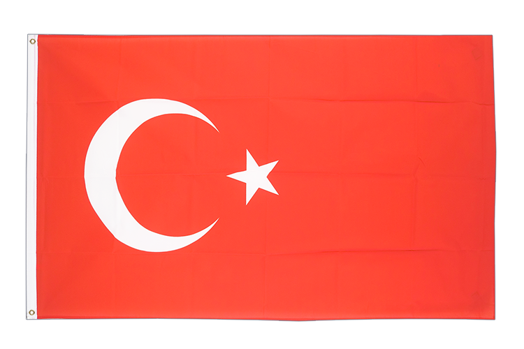 Grand drapeau Turquie 150 x 250 cm (géant)