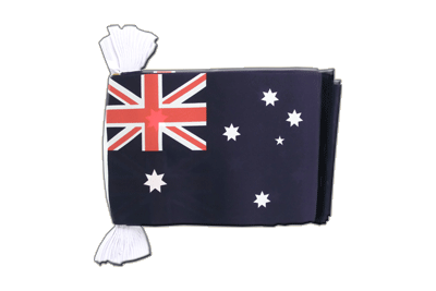 Guirlande fanion Australie 15 x 22 cm