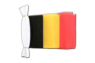 Guirlande fanion Belgique 15 x 22 cm