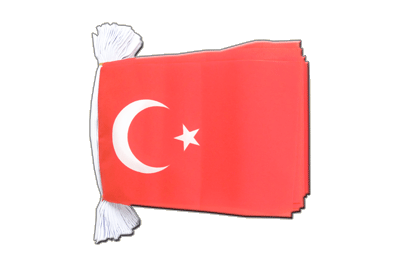 Türkei Fahnenkette 15 x 22 cm
