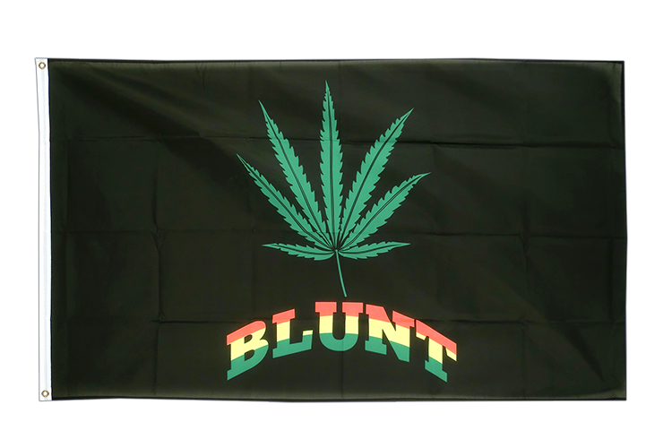 Cannabis Blunt Flagge 90 x 150 cm