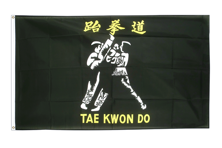 Drapeau Taekwondo Tae Kwon Do 90 x 150 cm