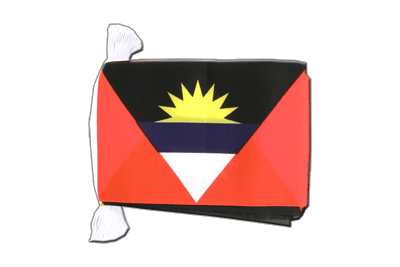 Antigua et Barbuda - Guirlande fanion 15 x 22 cm