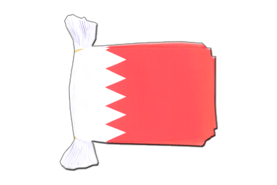 Bahrain - Fahnenkette 15 x 22 cm