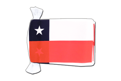 Chile - Flag Bunting 6x9", 9 m