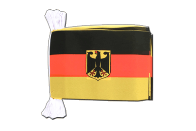 Deutschland Dienstflagge Fahnenkette 15 x 22 cm