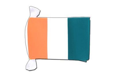 Ivory Coast - Flag Bunting 6x9", 9 m