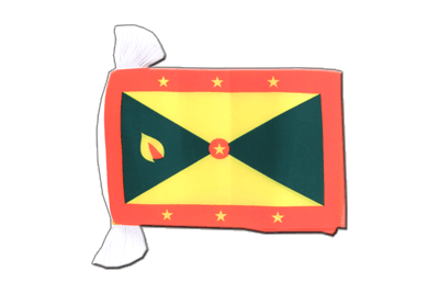 Grenada - Fahnenkette 15 x 22 cm