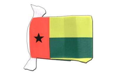 Guinea-Bissau - Flag Bunting 6x9", 9 m