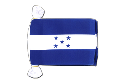 Honduras - Fahnenkette 15 x 22 cm
