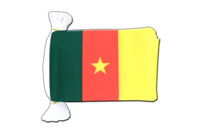 Guirlande fanion Cameroun 15 x 22 cm