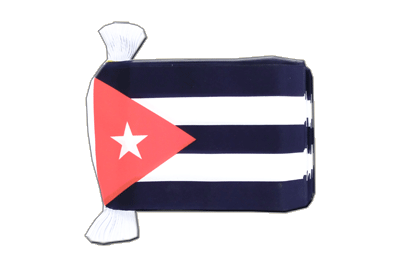 Guirlande fanion Cuba 15 x 22 cm