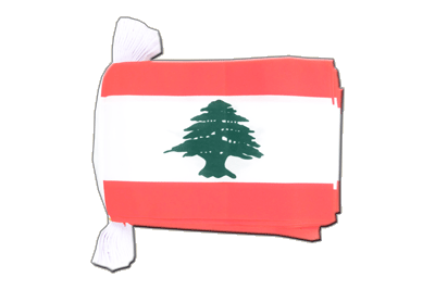 Guirlande fanion Liban 15 x 22 cm