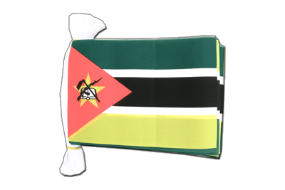 Mosambik - Fahnenkette 15 x 22 cm