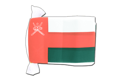 Oman - Flag Bunting 6x9", 9 m
