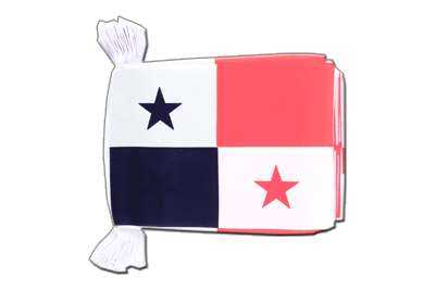 Panama - Flag Bunting 6x9", 9 m