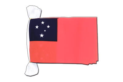 Samoa Flag Bunting 6x9", 9 m