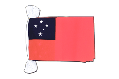 Samoa - Flag Bunting 6x9", 9 m