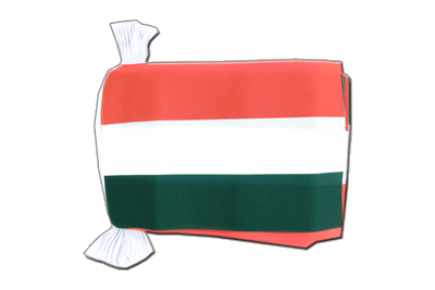 Hungary - Flag Bunting 6x9", 9 m