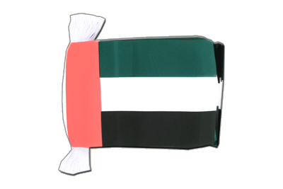 Vereinigte Arabische Emirate Fahnenkette - 15 x 22 cm