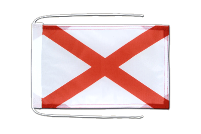 Alabama - Flag with ropes 8x12"