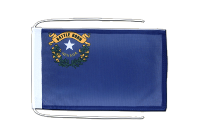 Nevada - Flag with ropes 8x12"