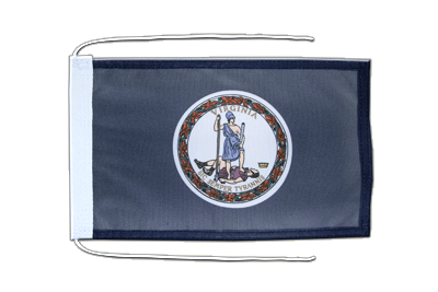 Flag with ropes Virginia - 8x12"
