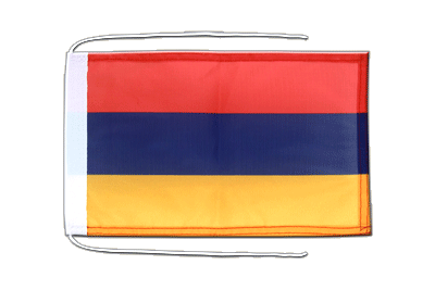 Arménie - Drapeau avec cordelettes 20 x 30 cm