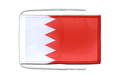 Bahrain - Flag with ropes 8x12"