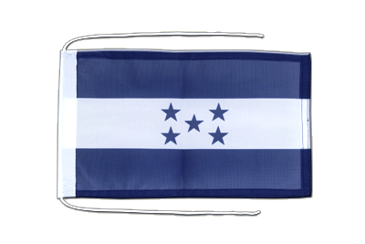Honduras - Drapeau avec cordelettes 20 x 30 cm