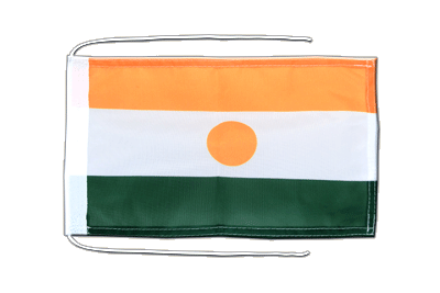 Flag with ropes Niger - 8x12"