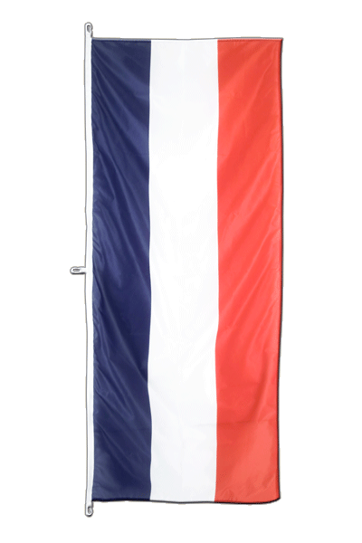 Frankreich Hochformat Flagge 80 x 200 cm