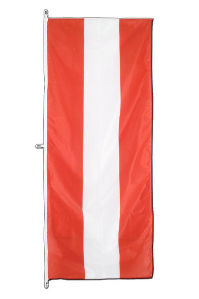 Österreich Hochformat Flagge 80 x 200 cm