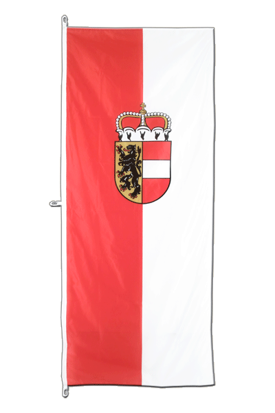 Salzburg Hochformat Flagge 80 x 200 cm