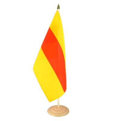 Bade - Grand drapeau de table 30 x 45 cm, bois